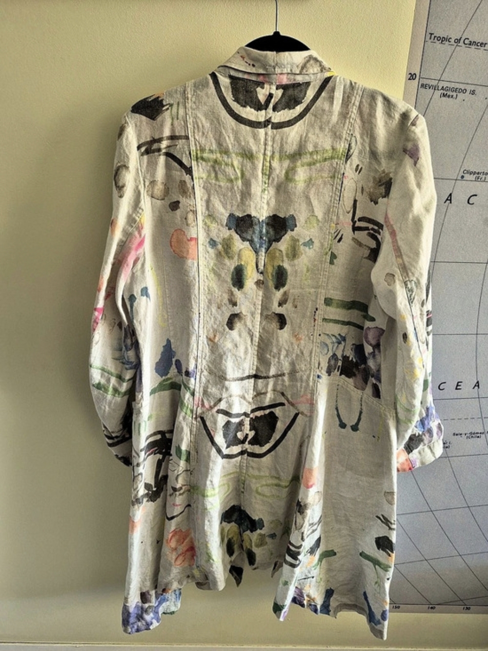 GRIZAS Abstract Long Button-up - Picture 3 of 9